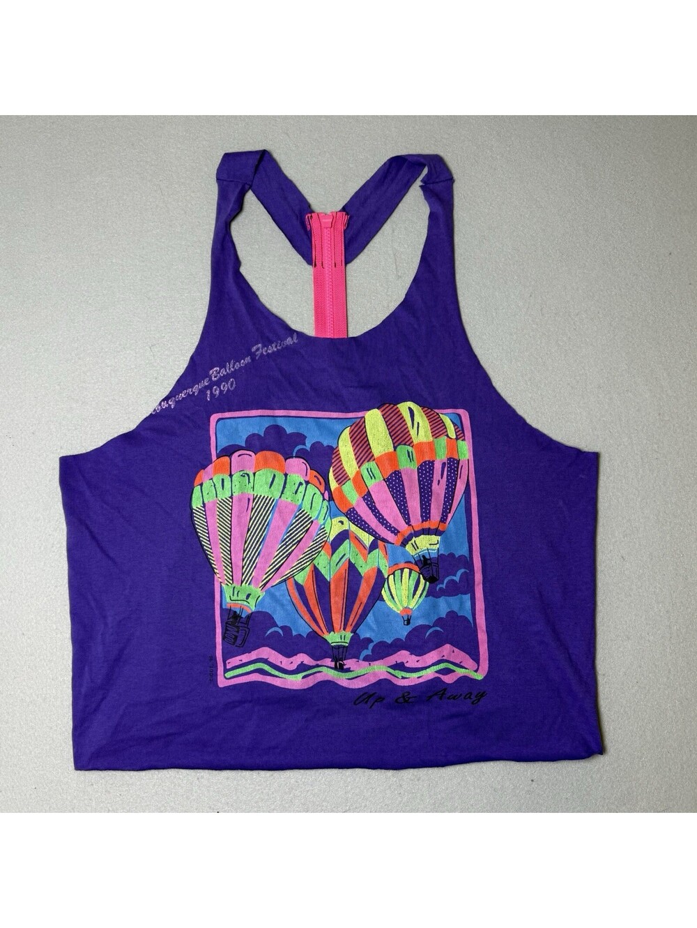 New Furst Of A Kind Stanford Muscle Tee Tank 1990 Albuquerque Balloon Festival